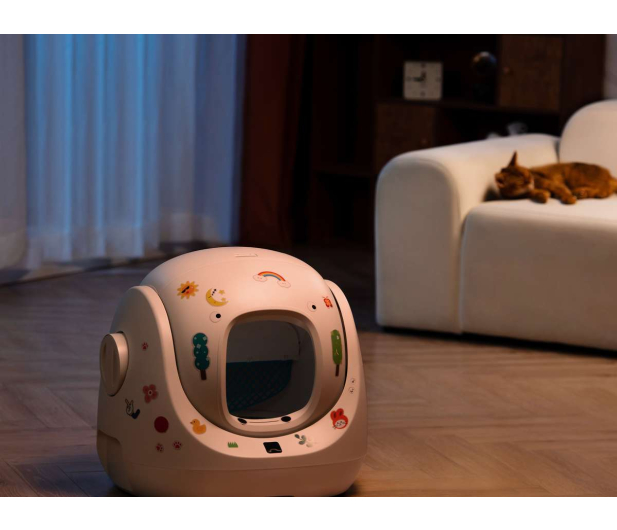 Catlink Baymax samoczyszcząca kuweta dla kota (różowa) - 1583504 - zdjęcie 4